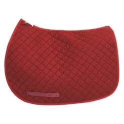 TuffRider Basic All Purpose Saddle Pad -Equestrian Supplies Shop 100410 brgndy 1