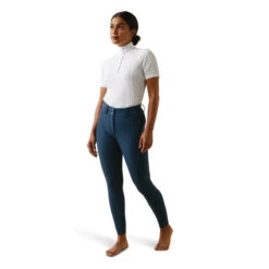 Ariat Women's Tri Factor Grip Full Seat Breeches - Seasonal Colors -Equestrian Supplies Shop 10043467 Ariat WMS.TRI .FACTOR.GRIP .FS Deep.Petroleum Full.Body