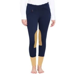 TuffRider Ladies Unifleece Pull-On Winter Breeches 36 TuffRider Ladies Unifleece Pull-On Winter Breeches -Equestrian Supplies Shop 10054 92 NVY 2