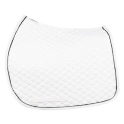 TuffRider Basic All Purpose Pad With Trim And Piping -Equestrian Supplies Shop 100558 JPC TuffRider.Basic .AllPurpose.Saddle.Pad .Trim Piping White.White .Black