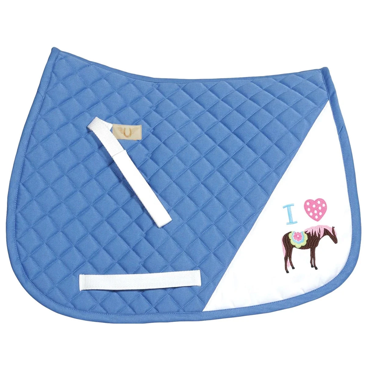 TuffRider I Heart Pony Girl Saddle Pad 4 TuffRider I Heart Pony Girl Saddle Pad - Image 2
