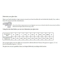 Roeckl Winchester Winter Riding Gloves -Equestrian Supplies Shop 15 3301558BK 10 Toklat Rocekl.Winchester.Glove Size.chart