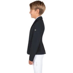 Equiline JonnyK Boy's Show Coat 9 Equiline JonnyK Boy's Show Coat -Equestrian Supplies Shop 181M00316 EQline JonnyK Black Side