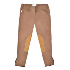 Tailored Sportsman Low Rise Front Zip Vintage Knee Patch Breeches 33 Tailored Sportsman Low Rise Front Zip Vintage Knee Patch Breeches -Equestrian Supplies Shop 1967 Canyon.Tan 01