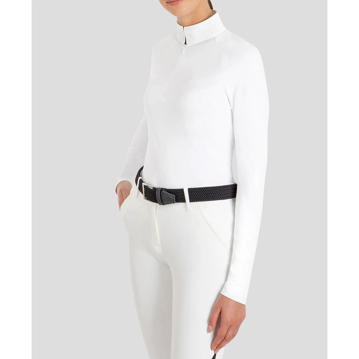 Equiline Long Sleeve CamiraC Competition Polo Shirt 4 Equiline Long Sleeve CamiraC Competition Polo Shirt - Image 2