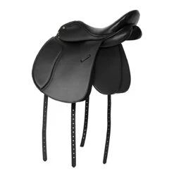 HDR Vegan-X Dressage Saddle -Equestrian Supplies Shop 24173 JPC Vegan.X.Dressage.Saddle Black Back