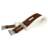 Lettia Fleeced Lined CoolMax Girth -Equestrian Supplies Shop 32 JPC Lettia Cool.Max .Fleece.Lined .Girth Brown.1