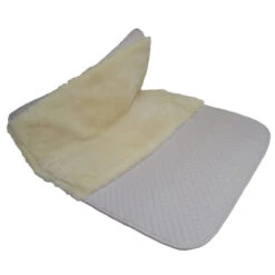 ThinLine Woven Wool Square Dressage Saddle Pad -Equestrian Supplies Shop 3330 White inner