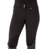 Romfh Ladies Sarafina Euro Seat Knee Patch Breeches -Equestrian Supplies Shop 468455 ERS Romfh.Ladies.Sarafina.Euro .Seat .KneePatch.Breech Black