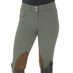Romfh Ladies Sarafina Euro Seat Knee Patch Breeches -Equestrian Supplies Shop 468455 ERS Romfh.Ladies.Sarafina.Euro .Seat .KneePatch.Breech Classic.Desert.Sage