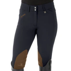 Romfh Ladies Sarafina Euro Seat Knee Patch Breeches -Equestrian Supplies Shop 468455 ERS Romfh.Ladies.Sarafina.Euro .Seat .KneePatch.Breech Classic.Greystoke