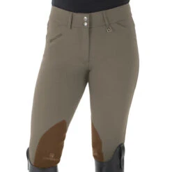 Romfh Ladies Sarafina Euro Seat Knee Patch Breeches -Equestrian Supplies Shop 468455 ERS Romfh.Ladies.Sarafina.Euro .Seat .KneePatch.Breech Classic.Walnut