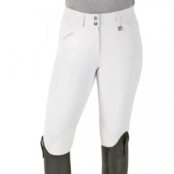 Romfh Ladies Sarafina Euro Seat Knee Patch Breeches -Equestrian Supplies Shop 468455 ERS Romfh.Ladies.Sarafina.Euro .Seat .KneePatch.Breech White