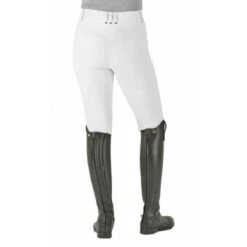 Romfh Ladies Sarafina Euro Seat Knee Patch Breeches -Equestrian Supplies Shop 468455 ERS Romfh.Ladies.Sarafina.Euro .Seat .KneePatch.Breech White Back