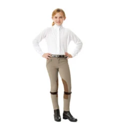 Ovation Child's Euroweave Front Zip Jodhpurs