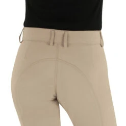 Ovation Child's Euroweave Front Zip Jodhpurs -Equestrian Supplies Shop 469815 Ovation Childs.Euroweave.Front .Zip.Jodhpurs Back