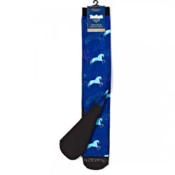 Ovation FootZees Boot Socks -Equestrian Supplies Shop 470932 C1920 LDS.Footzees.Boot .Sock Sky.Horses