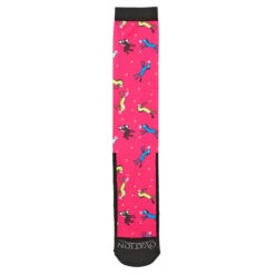 Ovation FootZees Boot Socks -Equestrian Supplies Shop 470932 C2050 LDS.Footzees.Boot .Sock Pony.Print .Pink