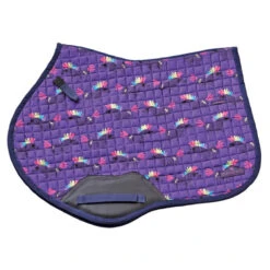 Curvy Saddle Pad - Romfh Matching Collection -Equestrian Supplies Shop 475157 ERS ROMFH.Curvy .Saddle.Pad Punk.Rock .Ponies
