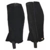 TuffRider Children's Airflow Synthetic Half Chaps -Equestrian Supplies Shop 5241 tr childs.airflow.hc .black front