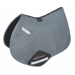 Arma Performance Suede Jumping Saddle Pads -Equestrian Supplies Shop 5263 Shires Arma.Suede .Jumping.Saddlecloth Grey