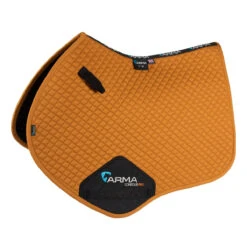 Shires Arma Jump Saddle Pads -Equestrian Supplies Shop 5269 shires saddle.pad mustard