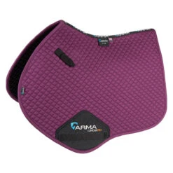 Shires Arma Jump Saddle Pads -Equestrian Supplies Shop 5269 shires saddle.pad plum