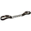 Walsh Curb Chain With Leather Ends -Equestrian Supplies Shop 8107 Walsh Curb.Chain .with .Leather.Ends