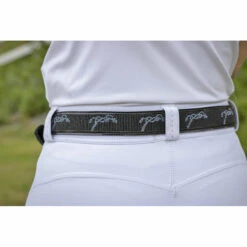 Penelope Pearlog Belt 8 Penelope Pearlog Belt -Equestrian Supplies Shop 9600140 French.Eq Penelope Pearlog.Belt Black.Grey .3