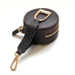 Oakbark & Chrome Stirrup Accessory Keeper -Equestrian Supplies Shop AK HAV 001 oakbarkandchrome.stirrupaccessory.havana