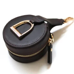 Oakbark & Chrome Stirrup Accessory Keeper -Equestrian Supplies Shop AK HAV 001 oakbarkandchrome.stirrupaccessory.havana6
