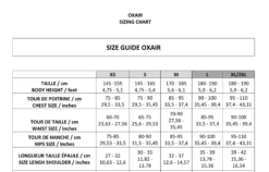Allshot Oxair Equestrian Airbag Vest 9 Allshot Oxair Equestrian Airbag Vest -Equestrian Supplies Shop Allshot Oxair Sizechart