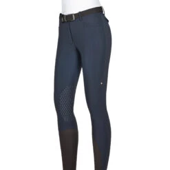 Equiline ATIRK Women's Knee Grip Breeches In 4 Seasons B-Move 16 Equiline ATIRK Women's Knee Grip Breeches In 4 Seasons B-Move -Equestrian Supplies Shop AtirK EQuline N08981 Blue