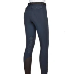 Equiline ATIRK Women's Knee Grip Breeches In 4 Seasons B-Move 17 Equiline ATIRK Women's Knee Grip Breeches In 4 Seasons B-Move -Equestrian Supplies Shop AtirK EQuline N08981 Blue Back