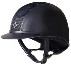 Charles Owen Ayr8 Plus Leather Look - Custom Helmet -Equestrian Supplies Shop Ayr8 LL Navy Web navy 348fffa7 bc66 40e2 bfde e01161e0bd11