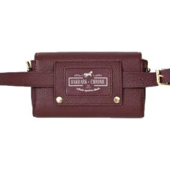 Oakbark & Chrome Rider Belt Bag -Equestrian Supplies Shop BB CAB 101 Oakbark chrome riderbeltbag cabernet7