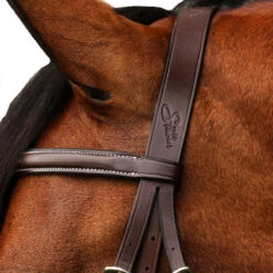 Equiline Scott Stewart Hunter Bridle 10 Equiline Scott Stewart Hunter Bridle -Equestrian Supplies Shop BJ150 EQline Scott.Stewart.Hunter.Bridle Brown Logo