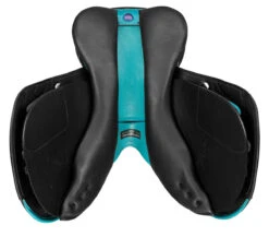 Bates Victrix Saddle With HART -Equestrian Supplies Shop B Victrix Cblk Aqua panel
