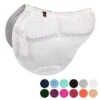 ECP Contoured Correction Eventing Pad -Equestrian Supplies Shop CFCP 3C main wht.w.swatches
