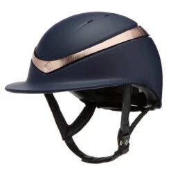 Charles Owen Halo Luxe With MIPS - Custom Helmet 10 Charles Owen Halo Luxe With MIPS - Custom Helmet -Equestrian Supplies Shop Charles.Owen Halo.Luxe Midnight.Matte .Rose .Gold