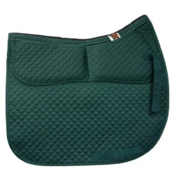 ECP Quilted Correction Dressage Pad -Equestrian Supplies Shop Cotton Correction Dressage pad hunter green 98889.1573839009.1280.1280