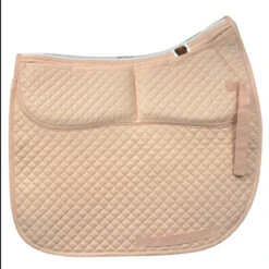 ECP Quilted Correction Dressage Pad -Equestrian Supplies Shop Cotton Correction Dressage pad pale peach 82152.1573839009.1280.1280