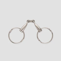 Lorenzini Titanium Chelternham Snaffle Gag Bit With French Link -Equestrian Supplies Shop EA Lorenz Titnm L61M BEL3PC 135mm 1