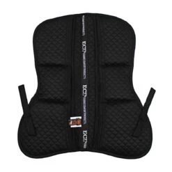 ECP 6-Pocket Quilted Correction Half Pad -Equestrian Supplies Shop ECP 6.pocket.correct.hlf .pad 6P CFCP 01 blk 1