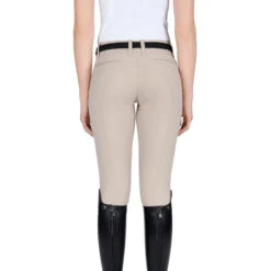 Equiline Women's X Shape Knee Grip Breech 21 Equiline Women's X Shape Knee Grip Breech -Equestrian Supplies Shop EQline 181 N08674 XShapeKG Beige Back