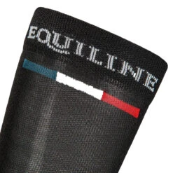 Equiline Silver Plus Light Sock -Equestrian Supplies Shop EQline 181 T11203 006 Black Logo