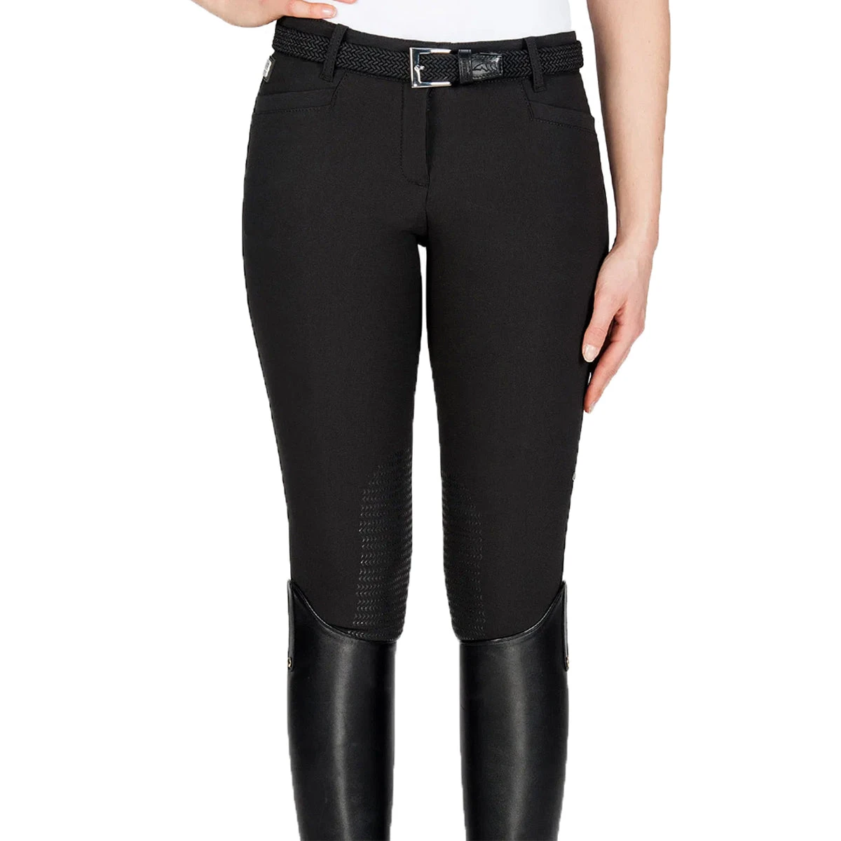 Equiline Women's Ash Riding Breeches With X-Grip Knee Patch 11 Equiline Women's Ash Riding Breeches With X-Grip Knee Patch - Image 9