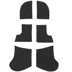 Ovation Europa Wool Felt Shim Kit -Equestrian Supplies Shop ERS 470224 6pieceBlack