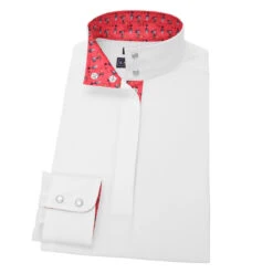 Essex Classics Ladies "Cock-a-Doodle-Do" Talent Yarn Straight Collar Long Sleeve Show Shirt -Equestrian Supplies Shop ESL35W2copy 20ce85eb b9cc 49eb a88f 3fa138e78478