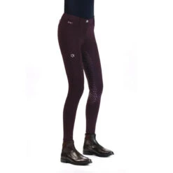 EGO 7 Women's Dressage FG Breech -Equestrian Supplies Shop Ego7 Dressage.FG .Breeches Bordeaux Side